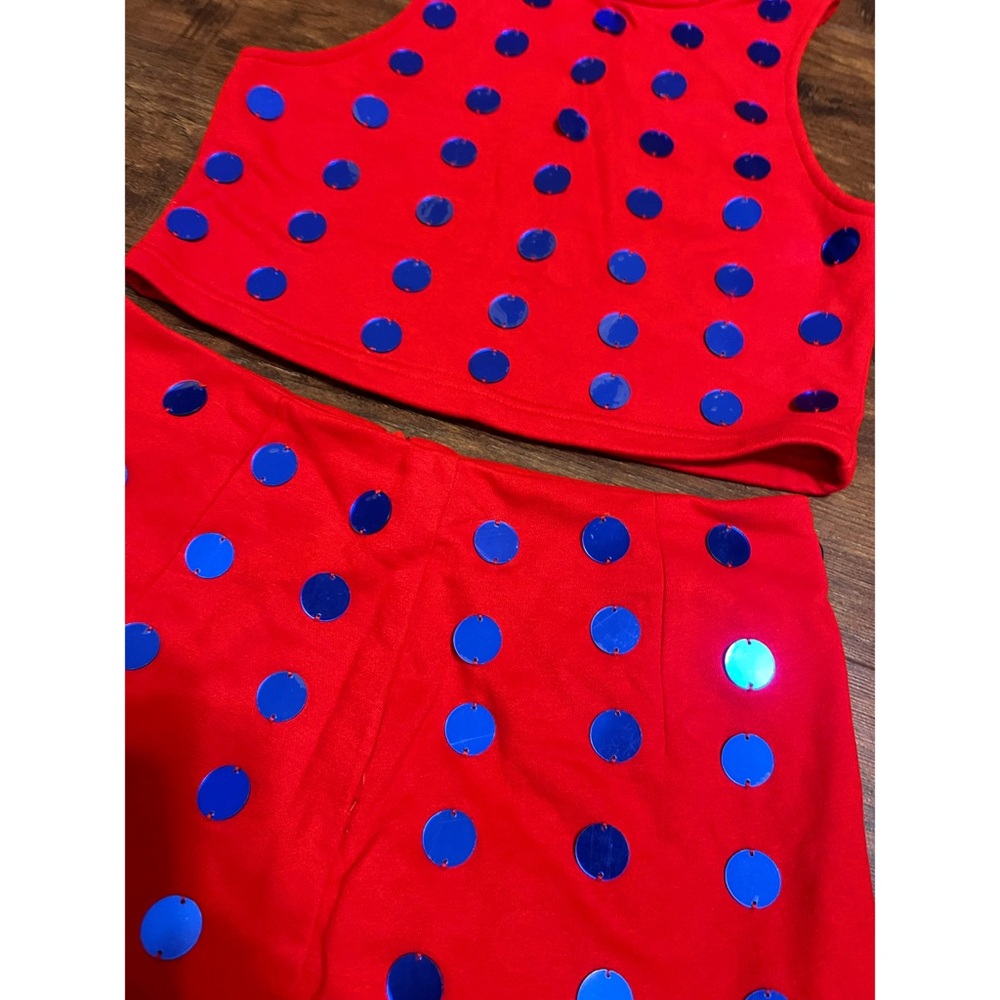 QOS | Skort Set. ❤️💙 - Picture 4 of 6